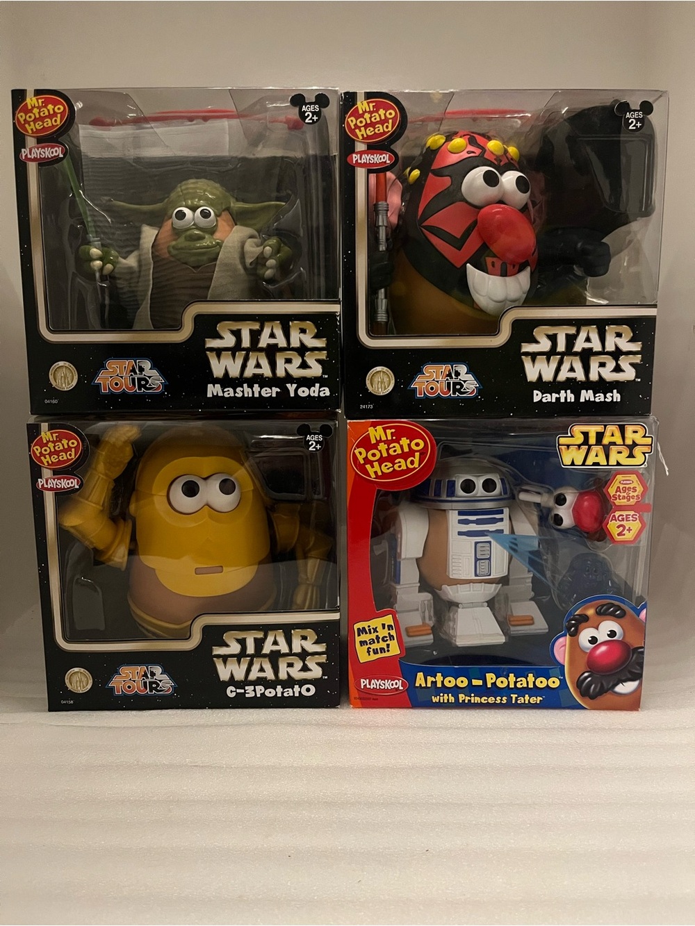 Playskool Mr. Potato Head Star Wars Mashers Set of 4 Ages 2+ 2008
